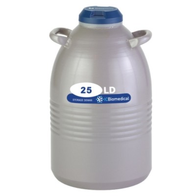 ic biomedical 25ld storage dewar ss דיואר מיכלי אחסון חנקן נוזלי
