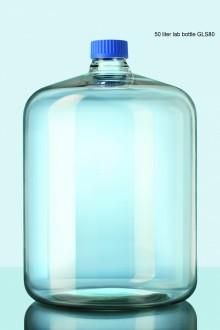 50l gls80bottle בקבוקי מעבדה GLS80 שקופים