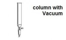 column with vacuumm קולונות זכוכית ישרות