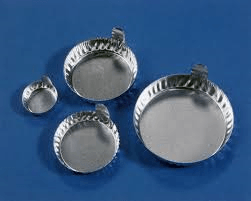 aluminum weighing dish