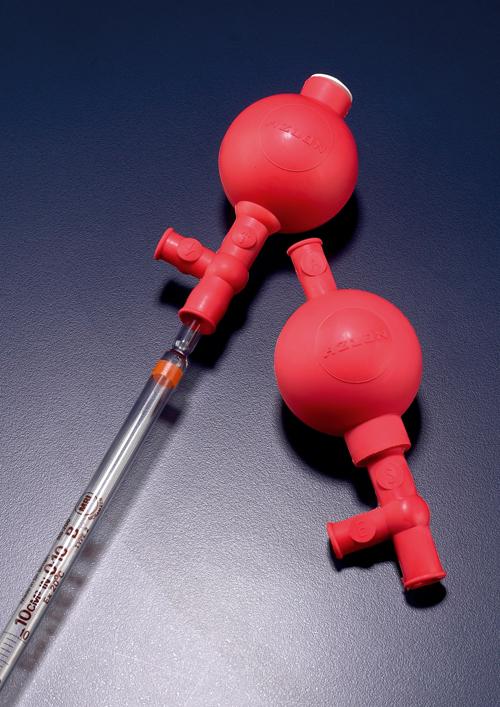 pipette bulb red