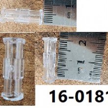 16 0181 מחבר לואר לוק לחיבור שני מזרקים
