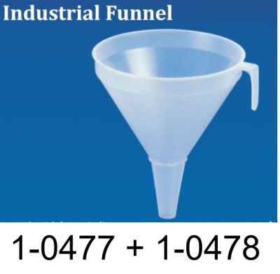 250mm משפכי פוליפרופילן