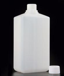 bottle 1l HDPE 1 בקבוקים מרובעים פתח צר